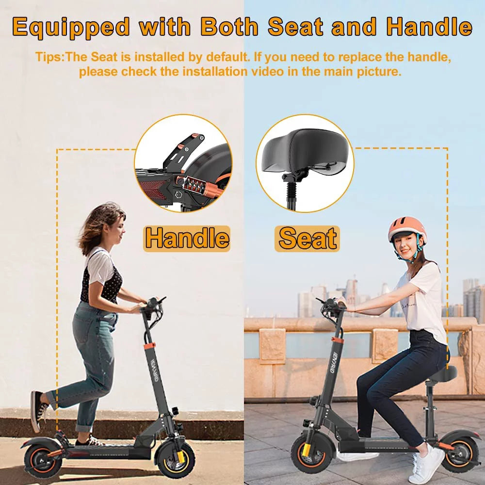 Electric Scooter 28 mph, 25 Miles Range, 700W, 10" Tires, Foldable A877022