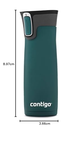Stainless Steel Travel Mug with Autoseal Lid, 16oz T7342