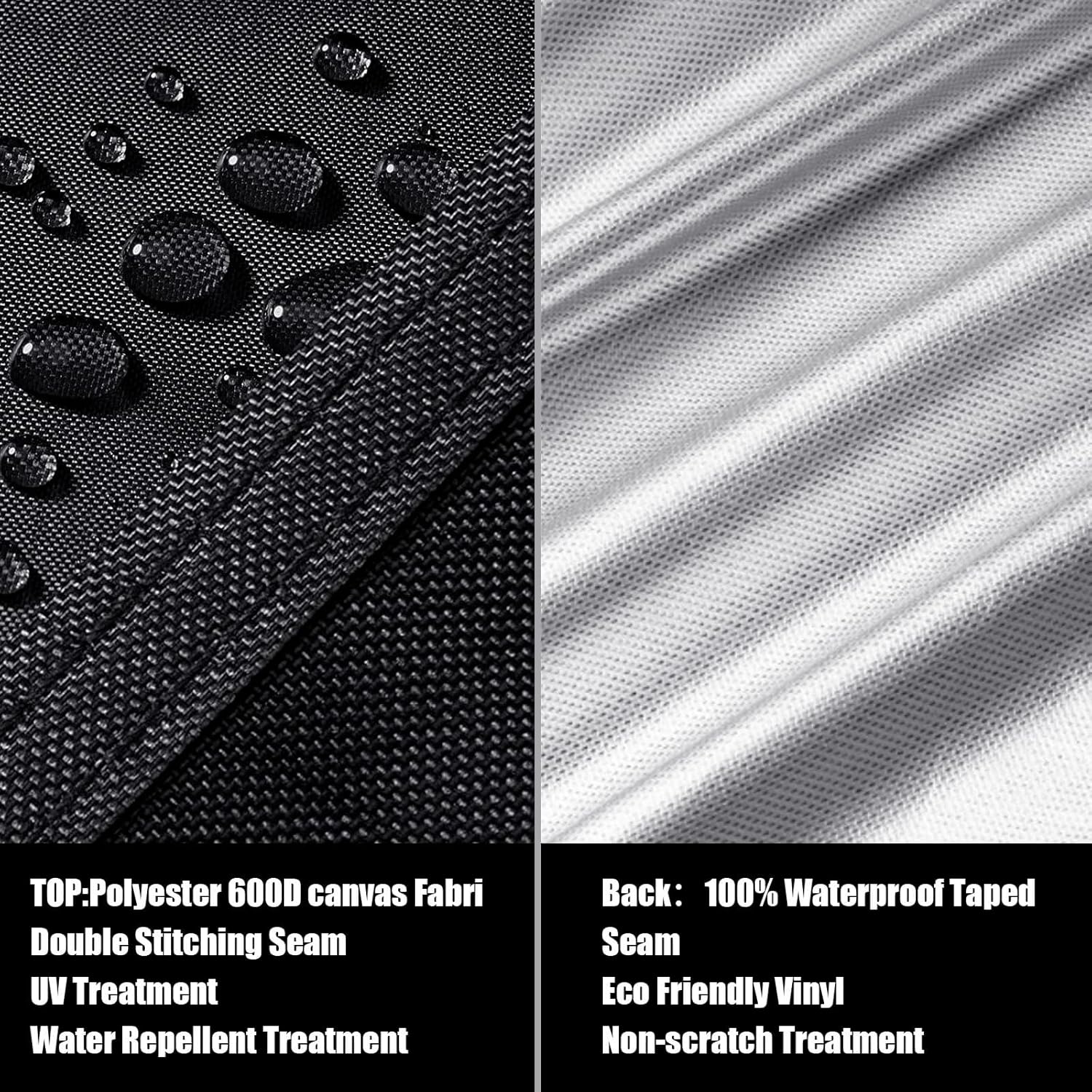 Outdoor Sofa Cover Waterproof Heavy Duty 600D for Sectional Set O8777