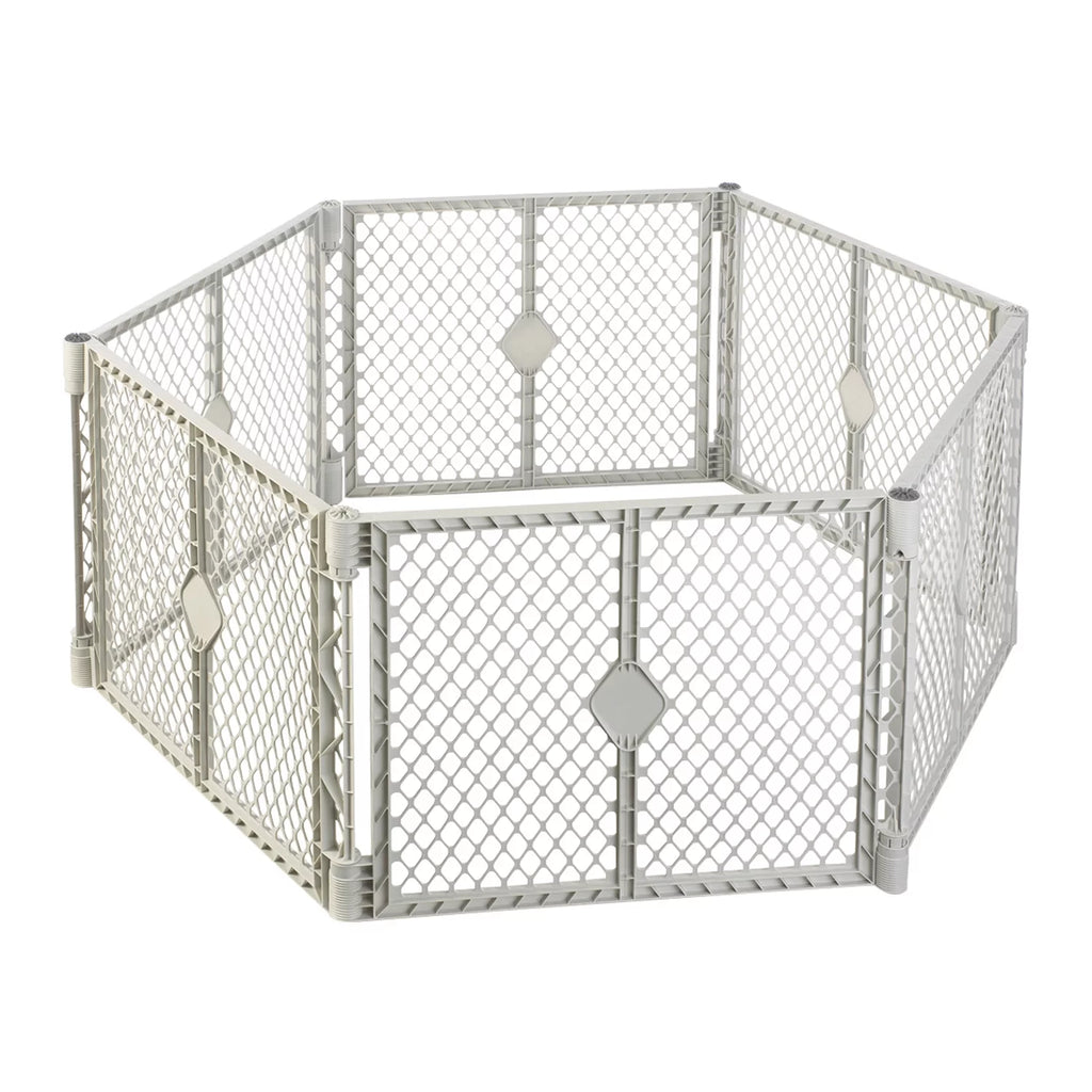Baby Play Yard, Gray Plastic O533553