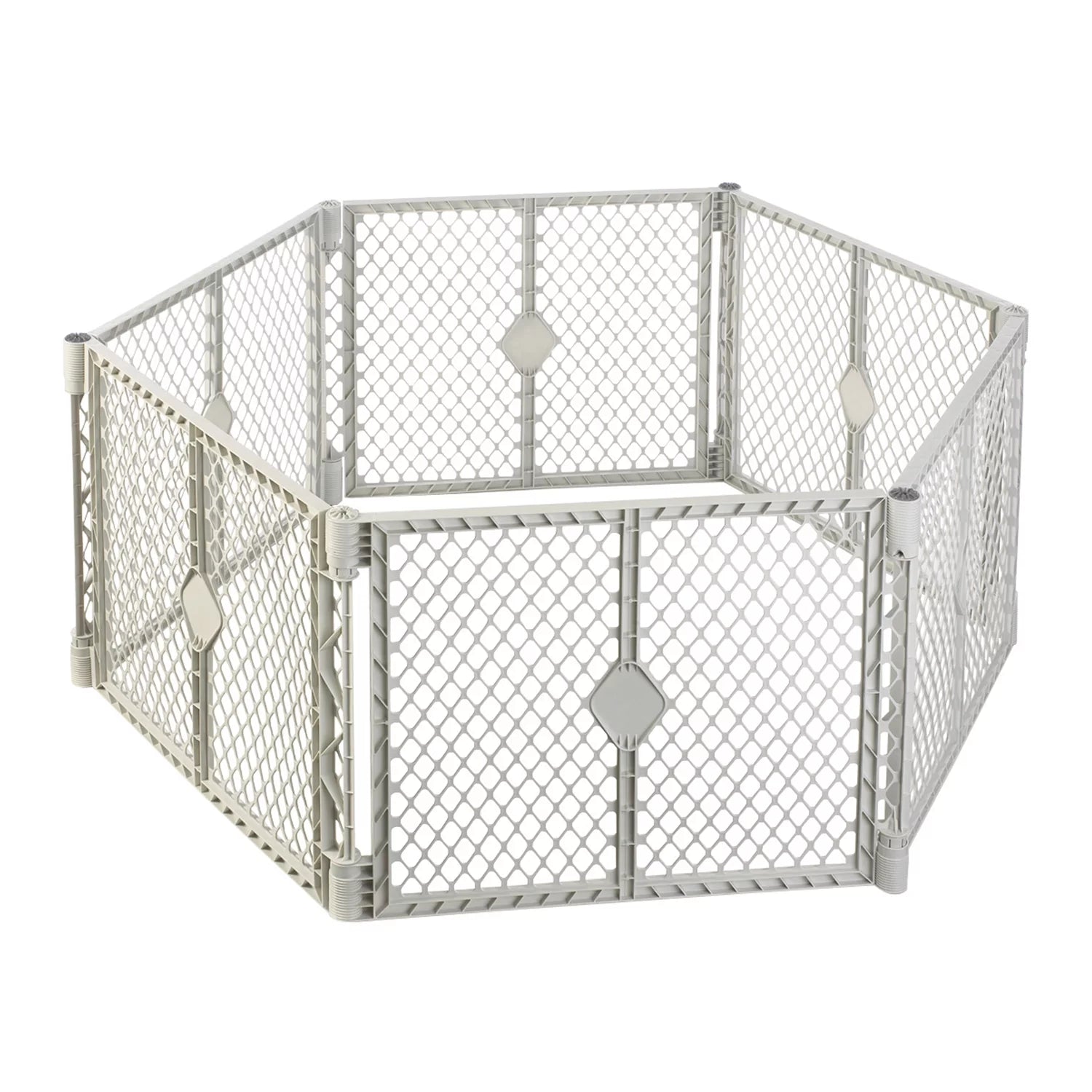 Baby Play Yard, Gray Plastic O533553