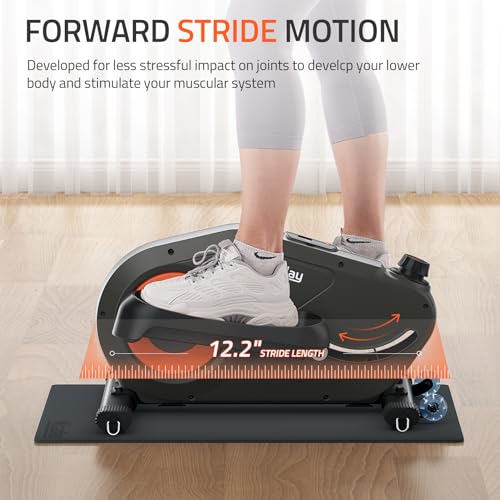Under Desk Elliptical, Quiet Foot Pedal Exerciser for Home Use S224