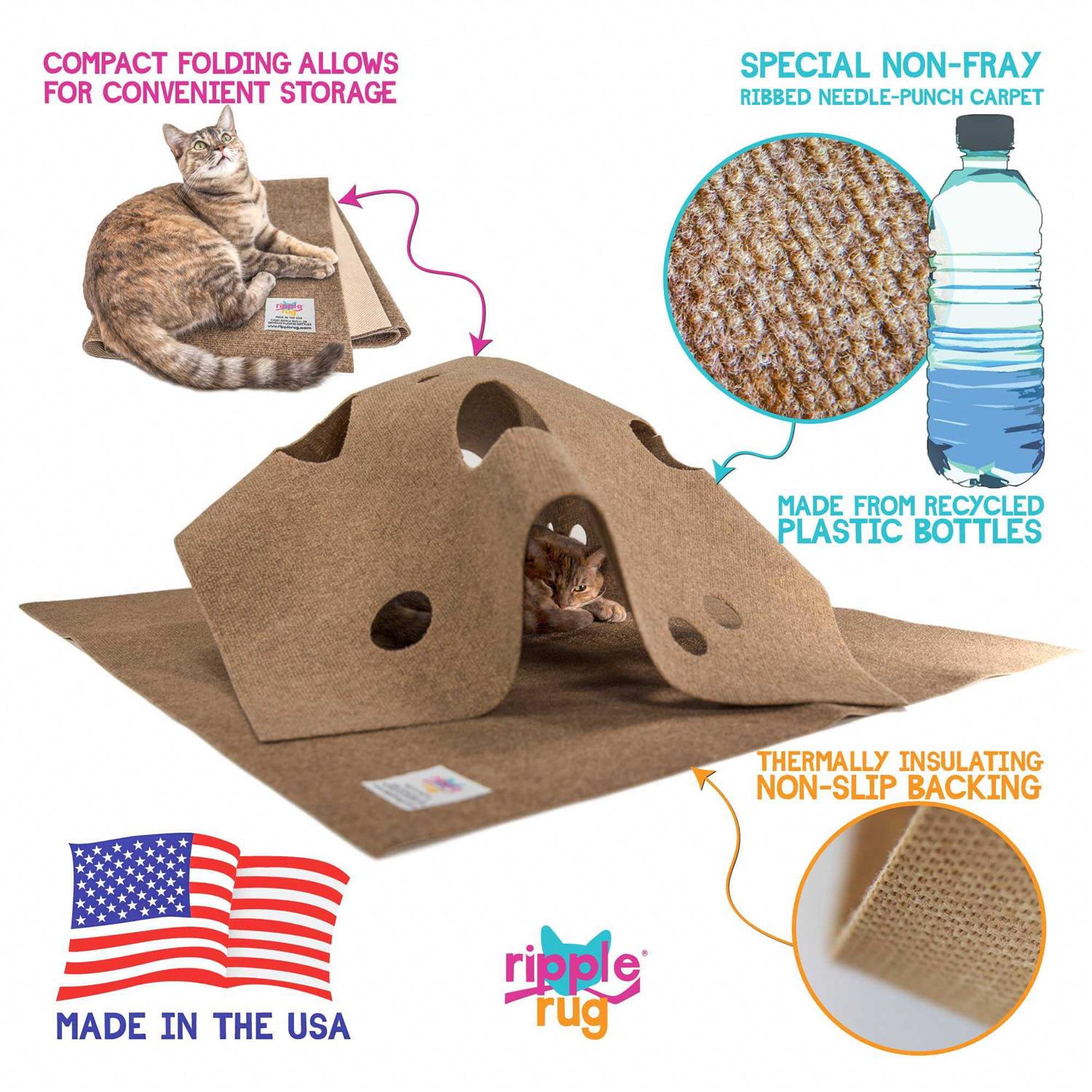 Ripple Rug Cat Activity Play Mat C4663