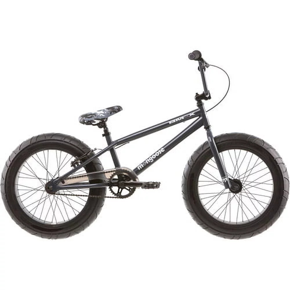 20" Fat Tire Mountain Bike, Black/Gray N276681