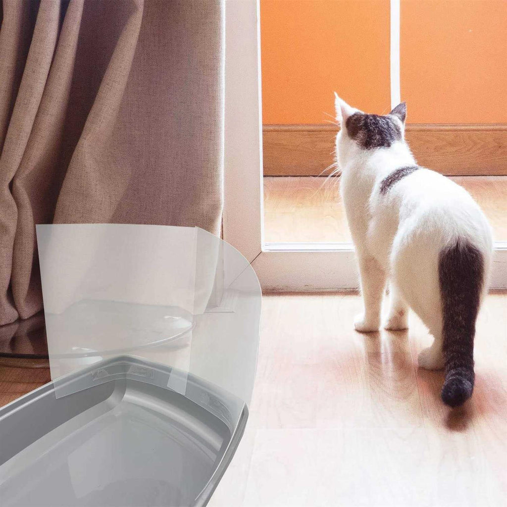 Cat Litter Box Pee Shields, 3 Pack, Easy Clean Anti-Splashing Z183