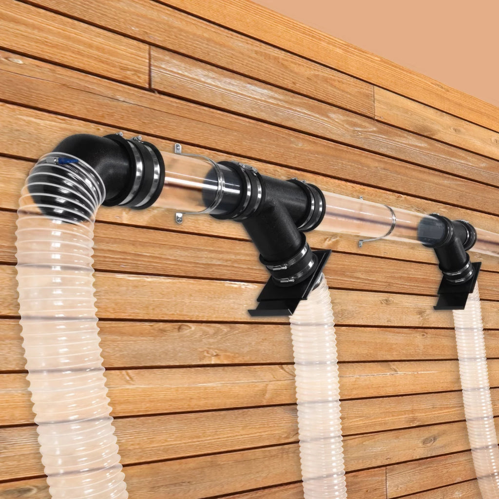 4-inch x 36-Inch Clear PVC Dust Collection Pipe B7225