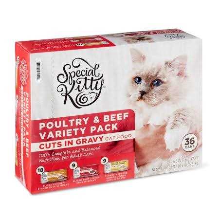 Sliced Wet Cat Food Variety Pack for Adult Cats V518416