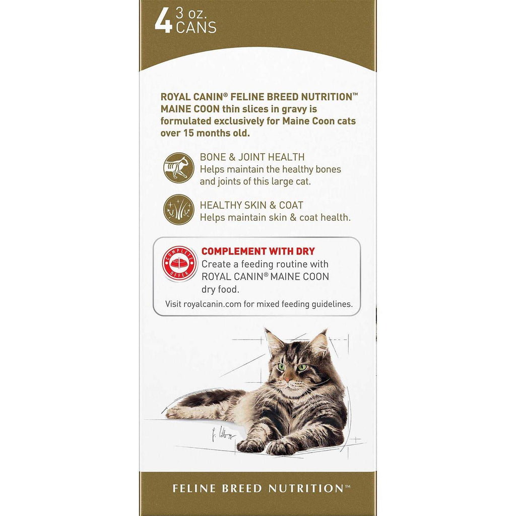 Maine Coon Thin Slices in Gravy Canned Cat Food P564