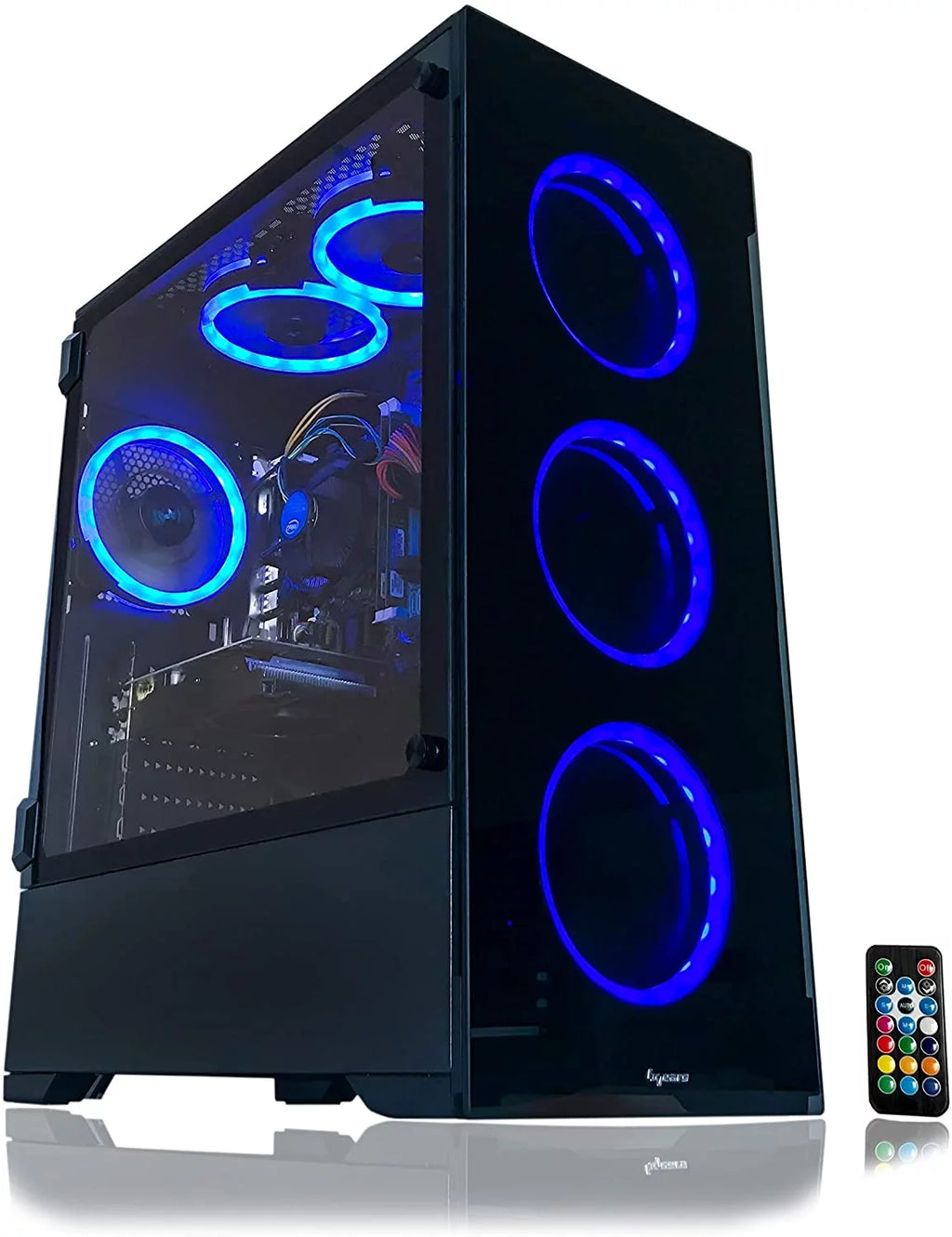 Gaming PC Desktop Computer Intel 3.70GHz 16GB RAM 512GB SSD WiFi RX 580 8GB Windows 11 RGB I59394