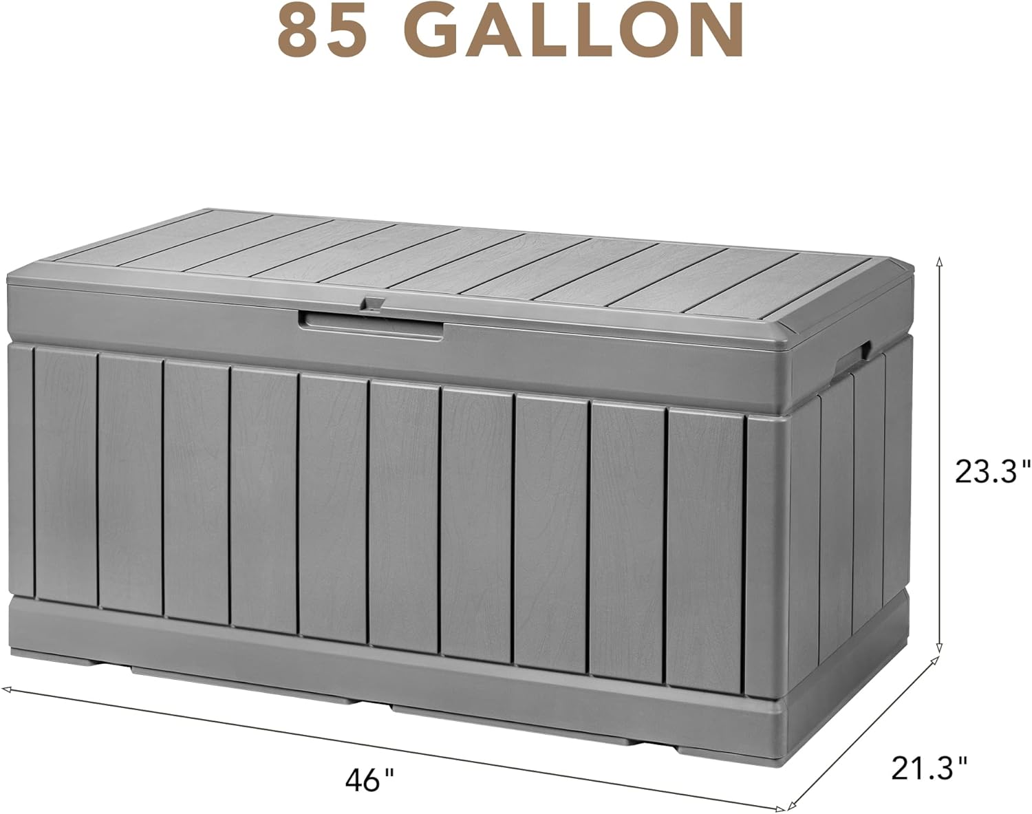 Outdoor Storage Box for Patio Cushions, Waterproof, Lockable K79848