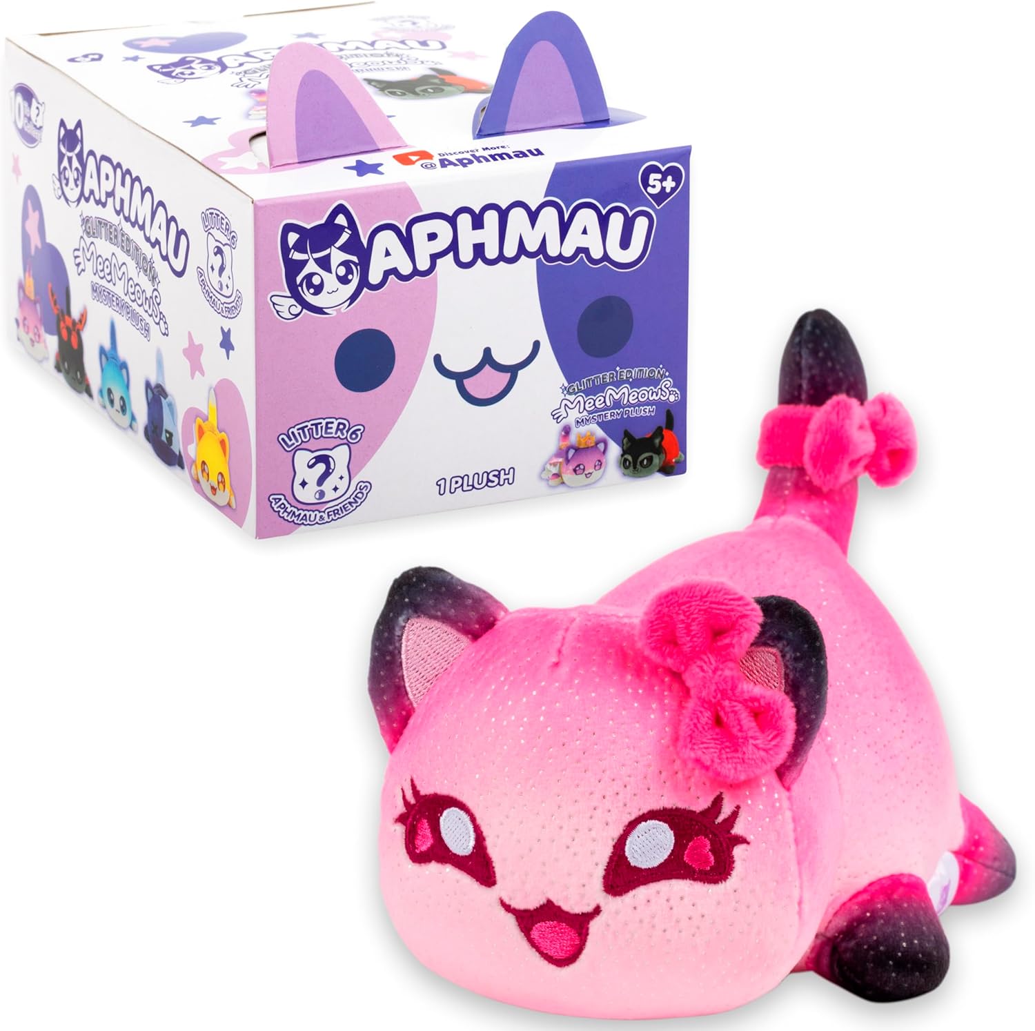 MeeMeow Mystery Plush Series 6 – Blind Box, 1 of 8 Possible R9747