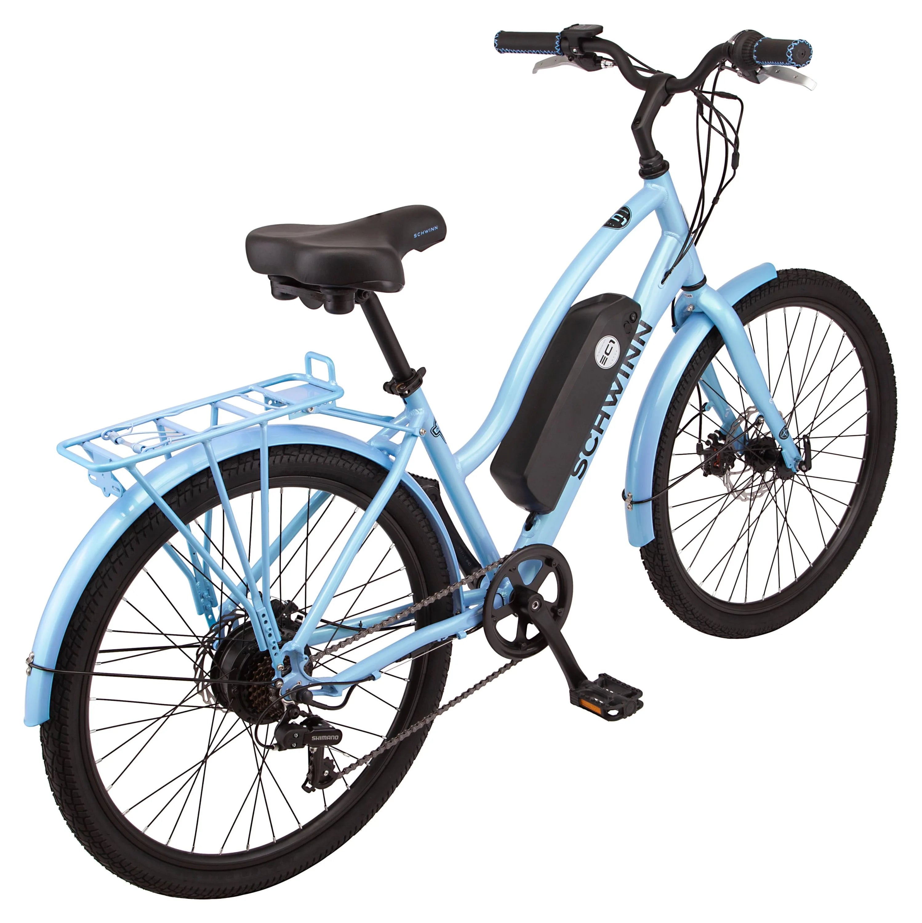 26" Electric Cruiser Bike for Adults, 7 Speeds G91849