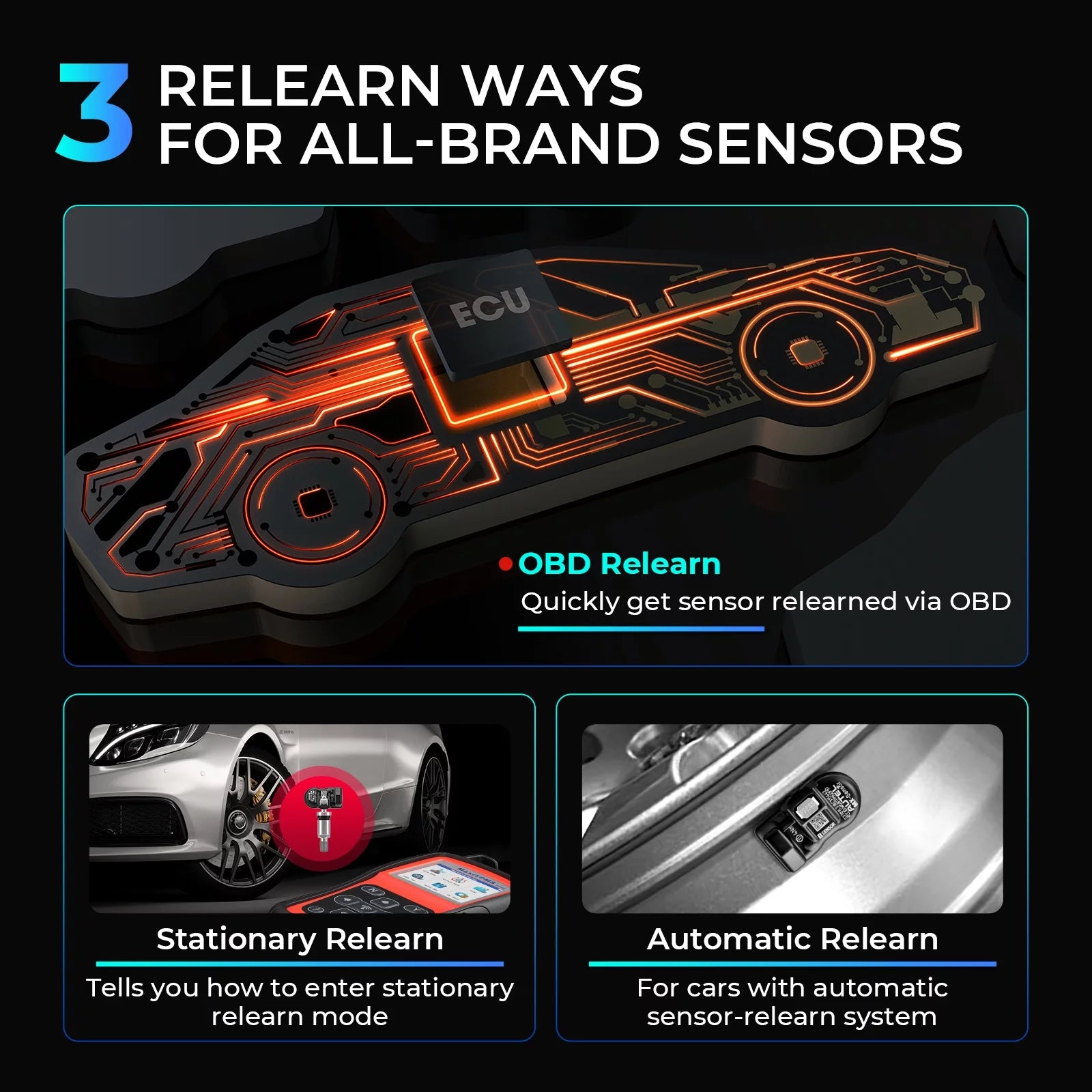 TPMS Programming Tool with Relearn and Diagnostic Scan Functions E131208