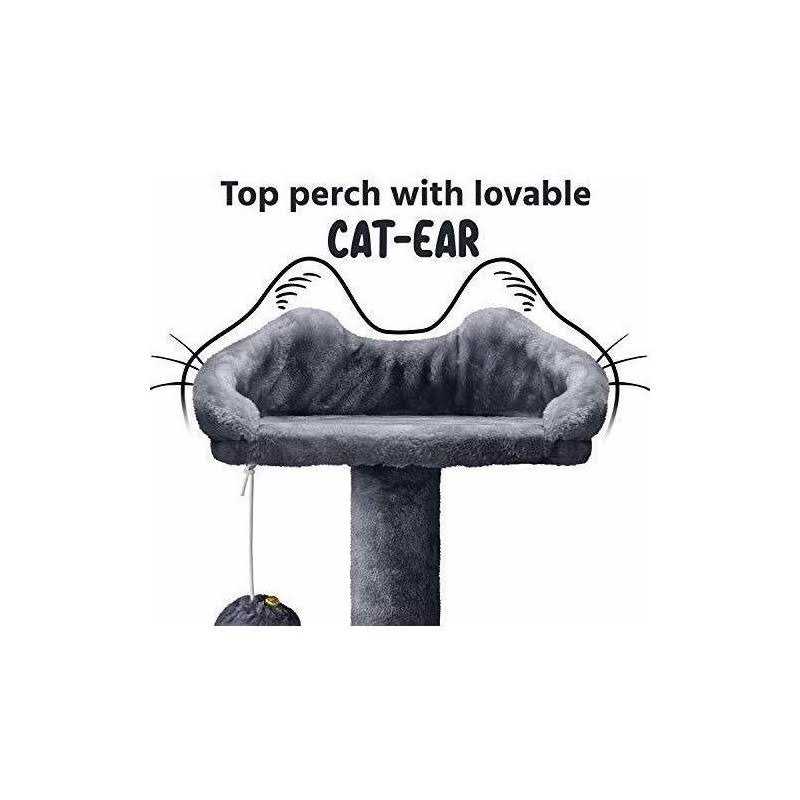 Cat Tree Tower with Scratching Post for Kittens M7294