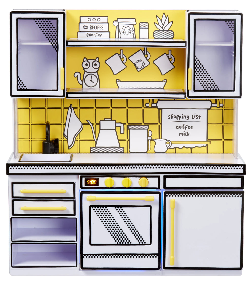 Mini Kitchen Playset with UV Light, DIY Resin Collectibles P847059