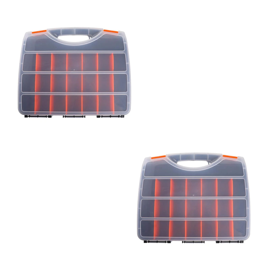 Screw Tool Organizer with Removable Dividers, Impact Resistant Storage Bins I8755