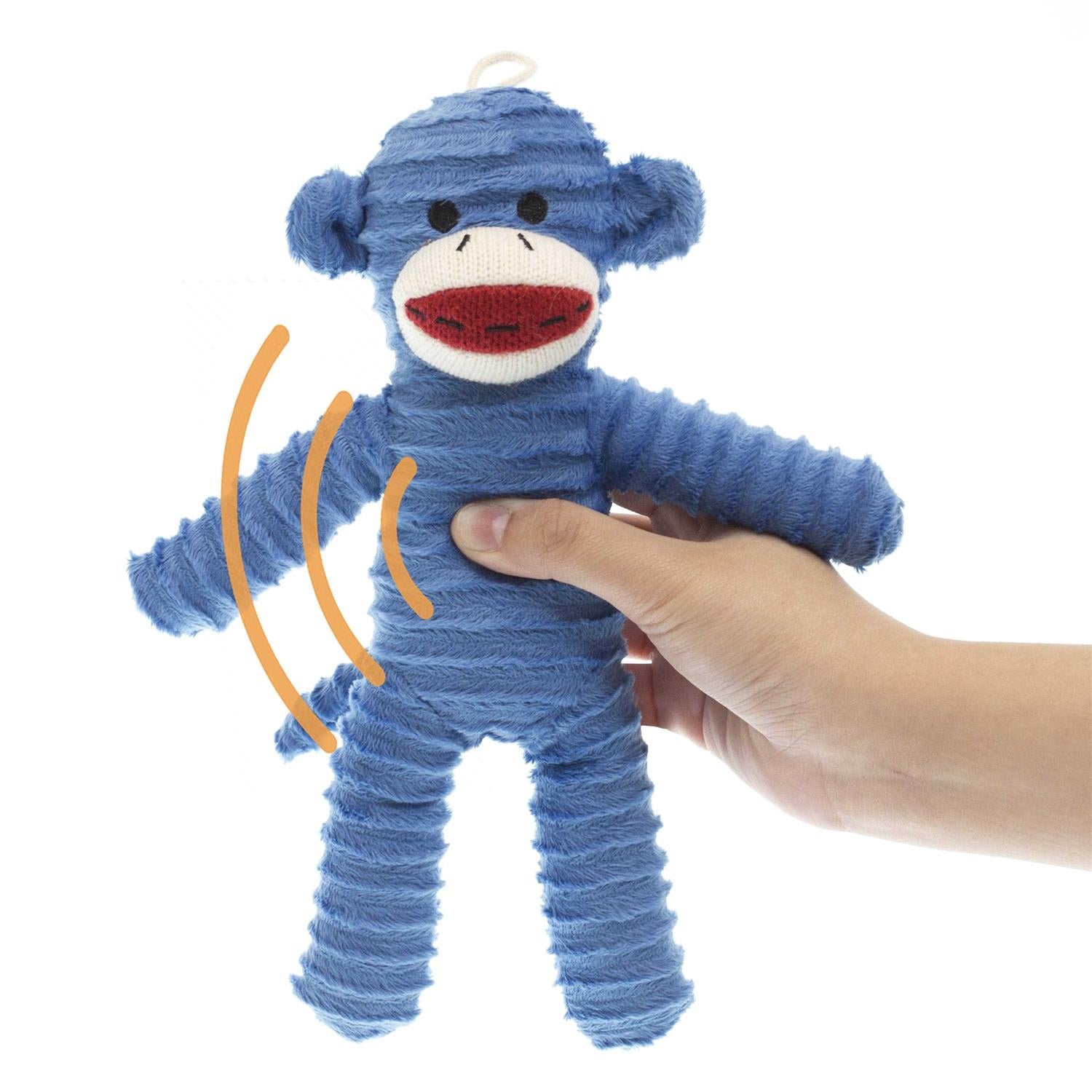 Sock Monkey Dog Toy W309