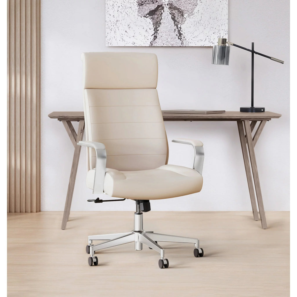 Modern Comfort Vegan Leather High-Back Executive Office Chair E889013
