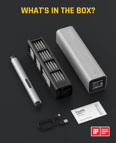 Mini Electric Screwdriver Set, 50-in-1 Magnetic Bits for Electronics Repair X20182