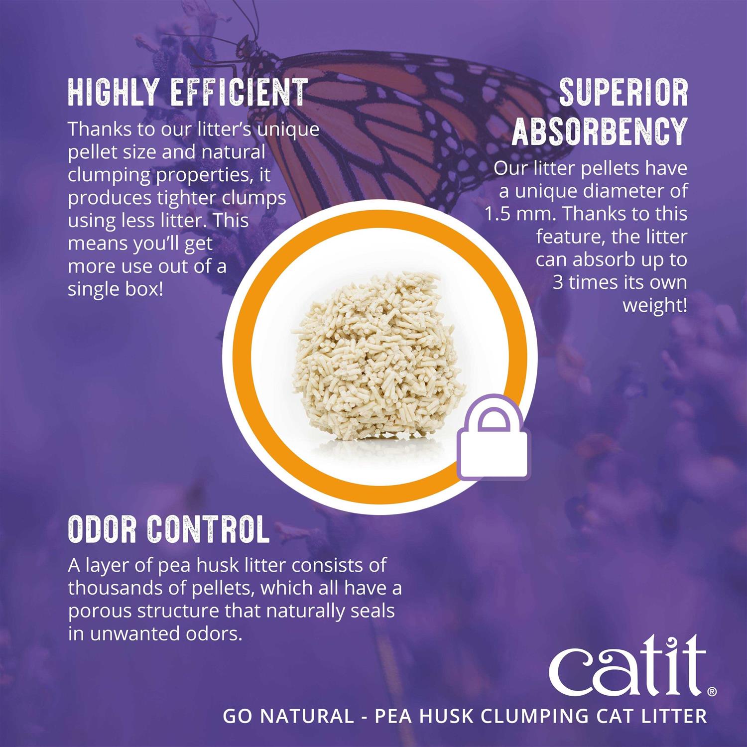 Pea Husk Clumping Cat Litter V217513