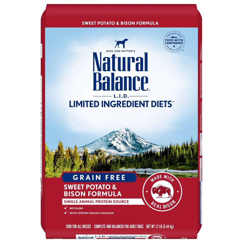 Limited Ingredient Dry Dog Food Sweet Potato Bison J284