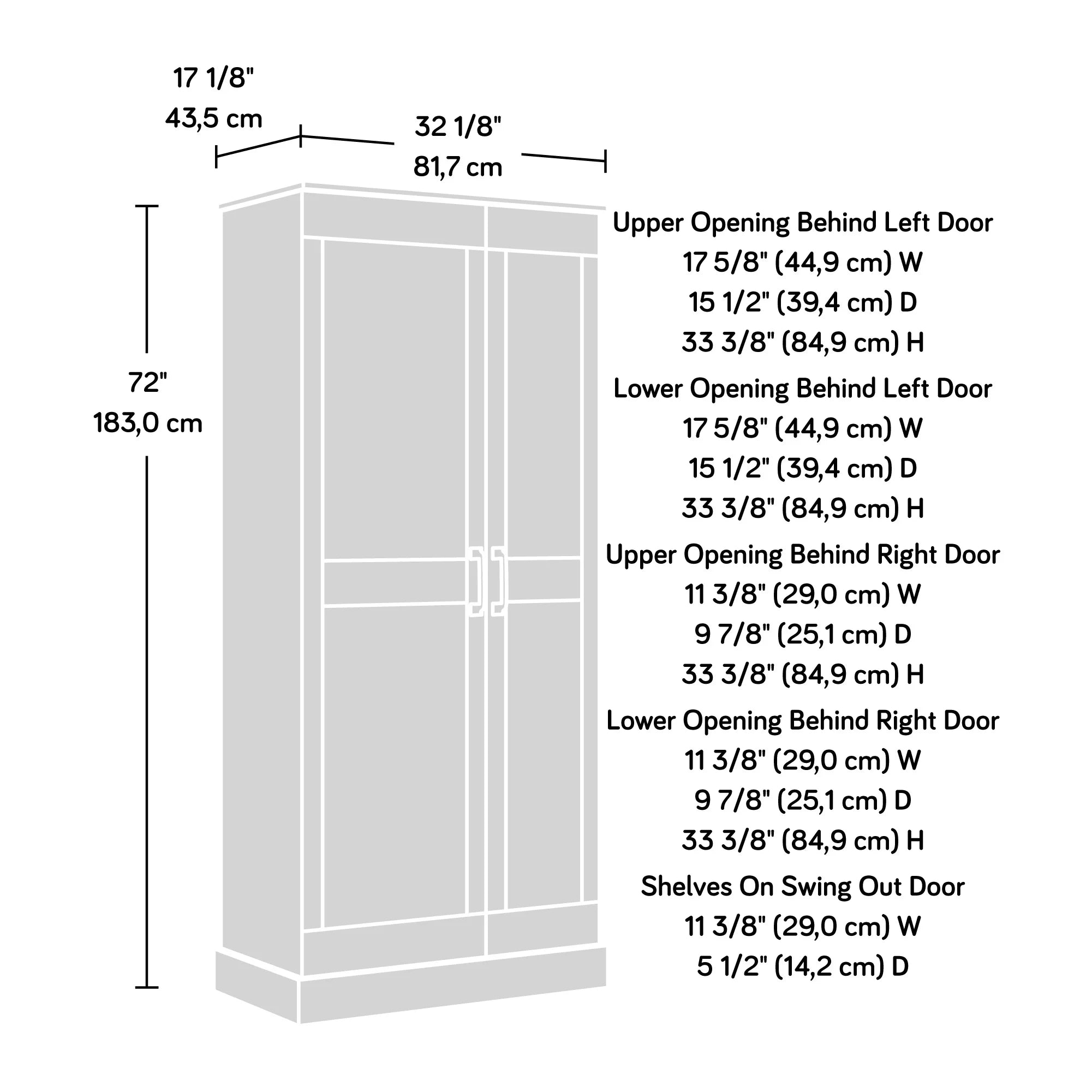 Storage Cabinet, Spring Maple Finish H7919