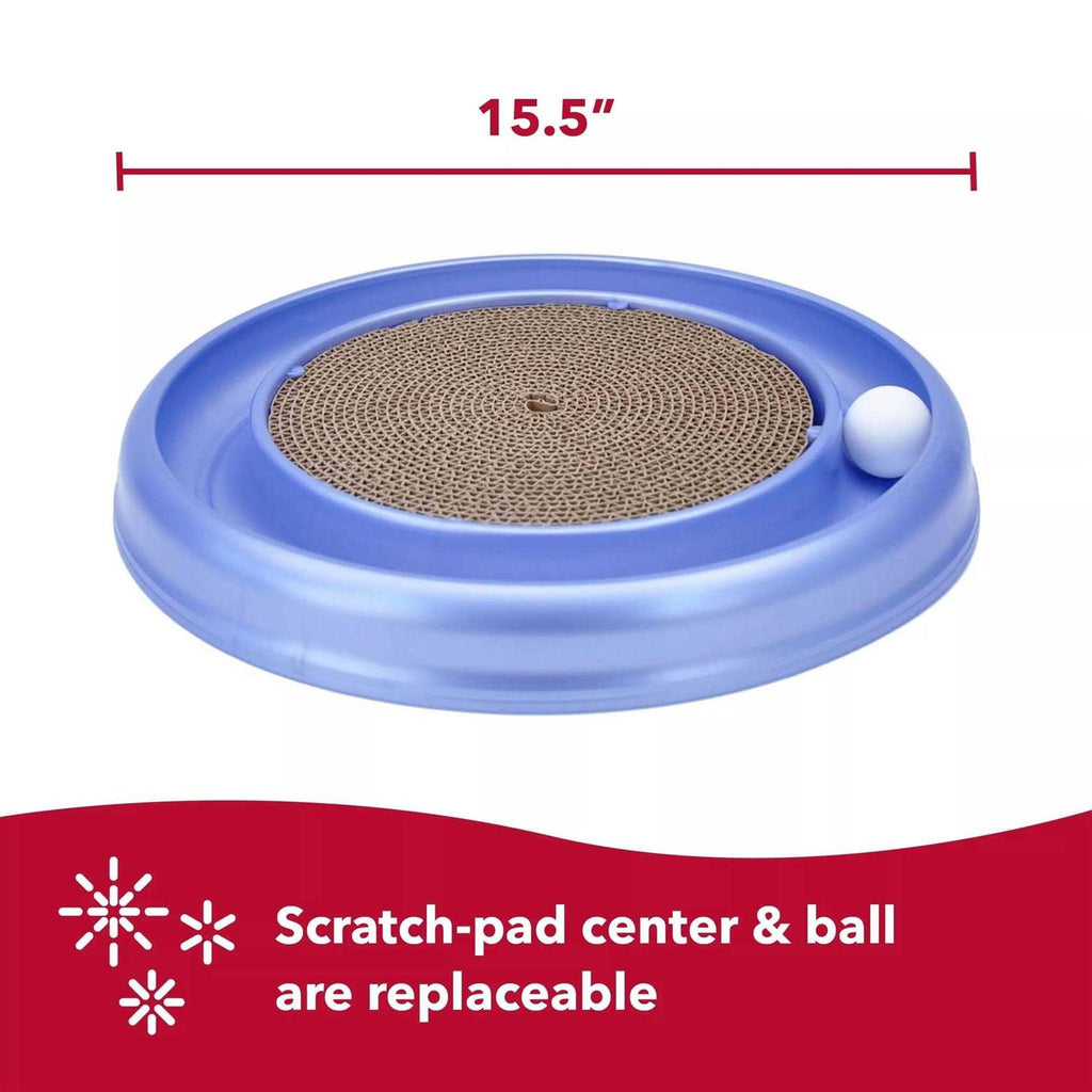 Cat Scratcher Toy with Track Ball X4161