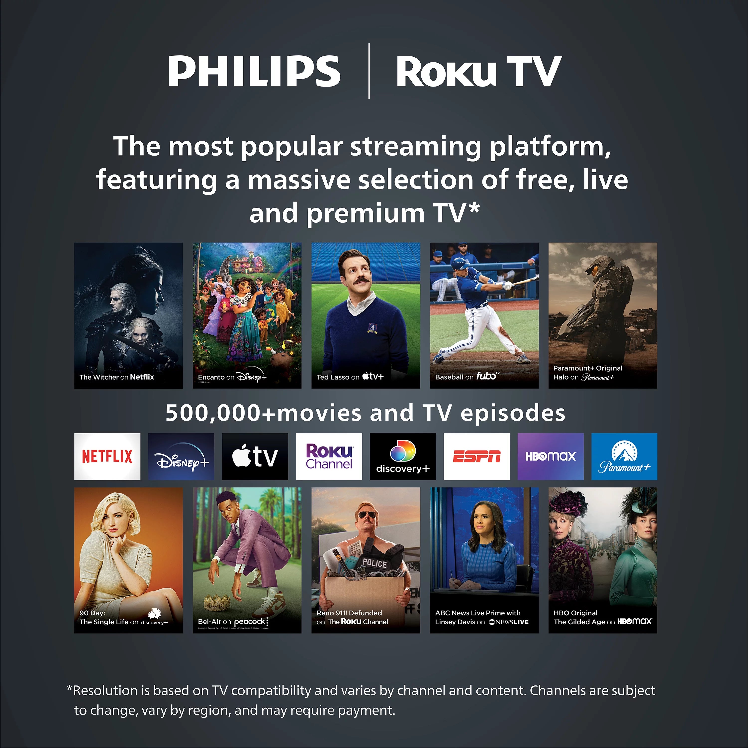 50" 4K Ultra HD Roku Smart LED TV E682