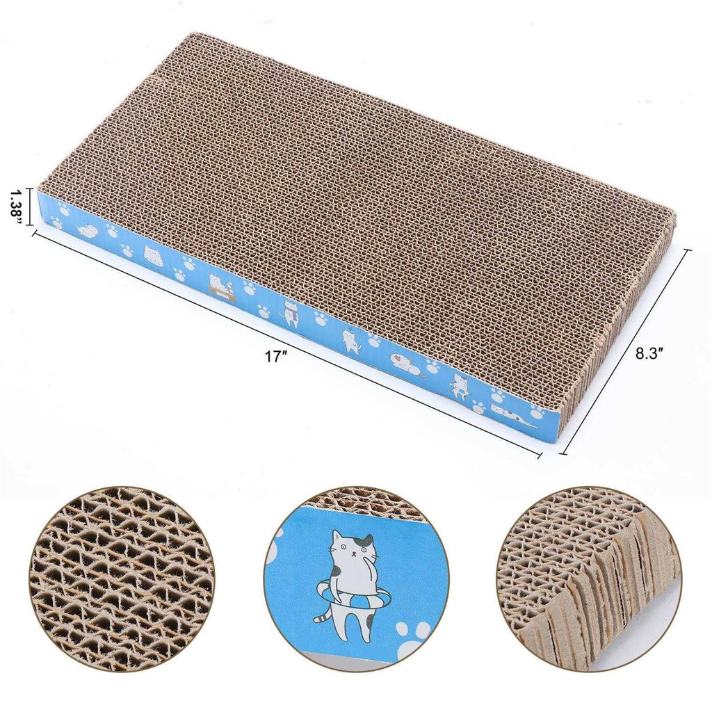 Cat Scratch Pad Cardboard, Reversible, 5 Pack J5249