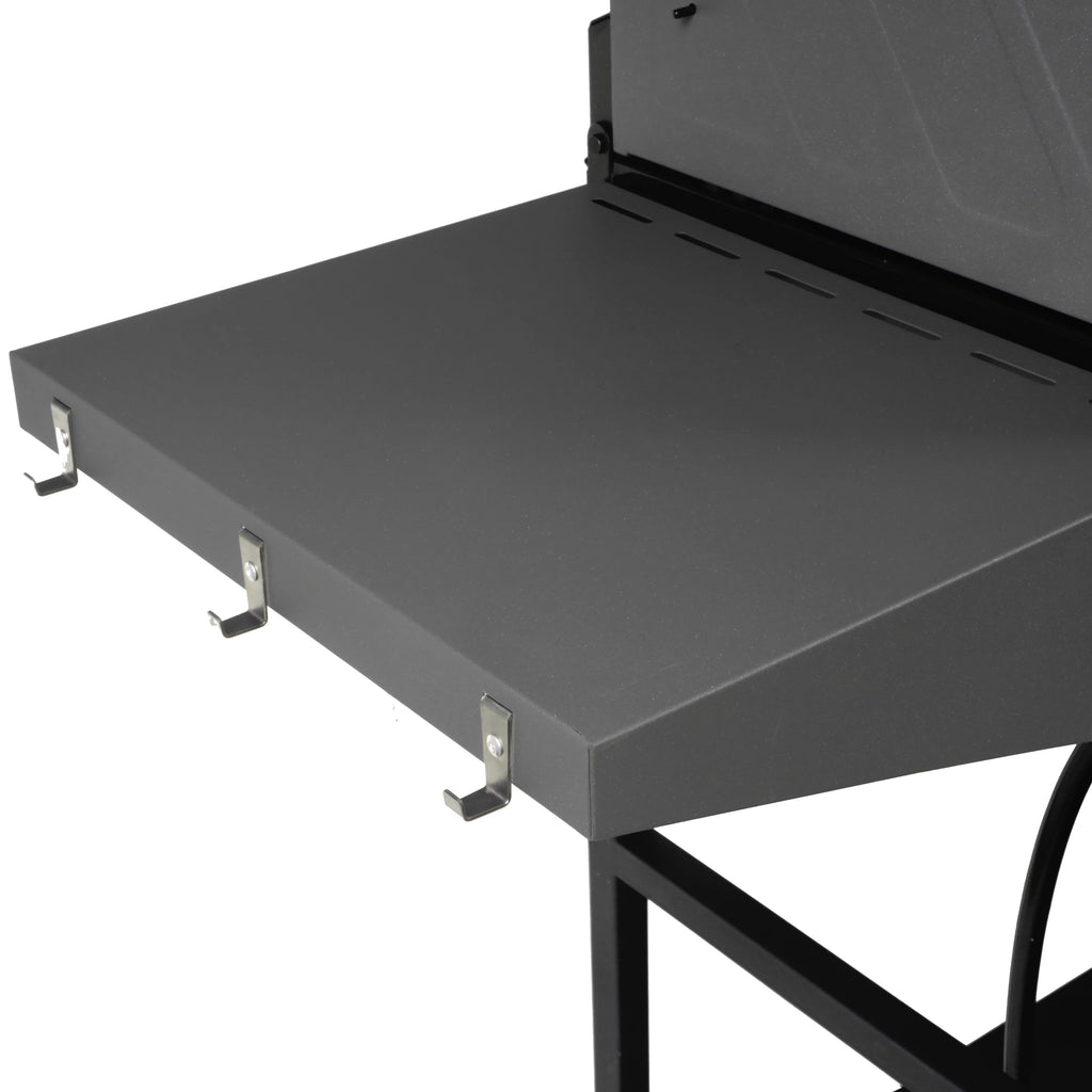 5 Burner Propane Gas Grill and Griddle, Black W571