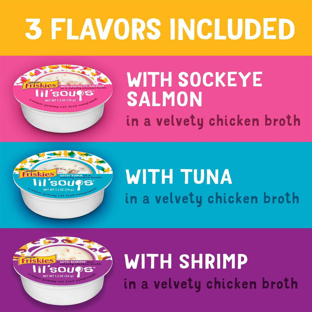 Grain Free Wet Cat Food Variety Pack with Salmon Tuna or Shrimp V9258