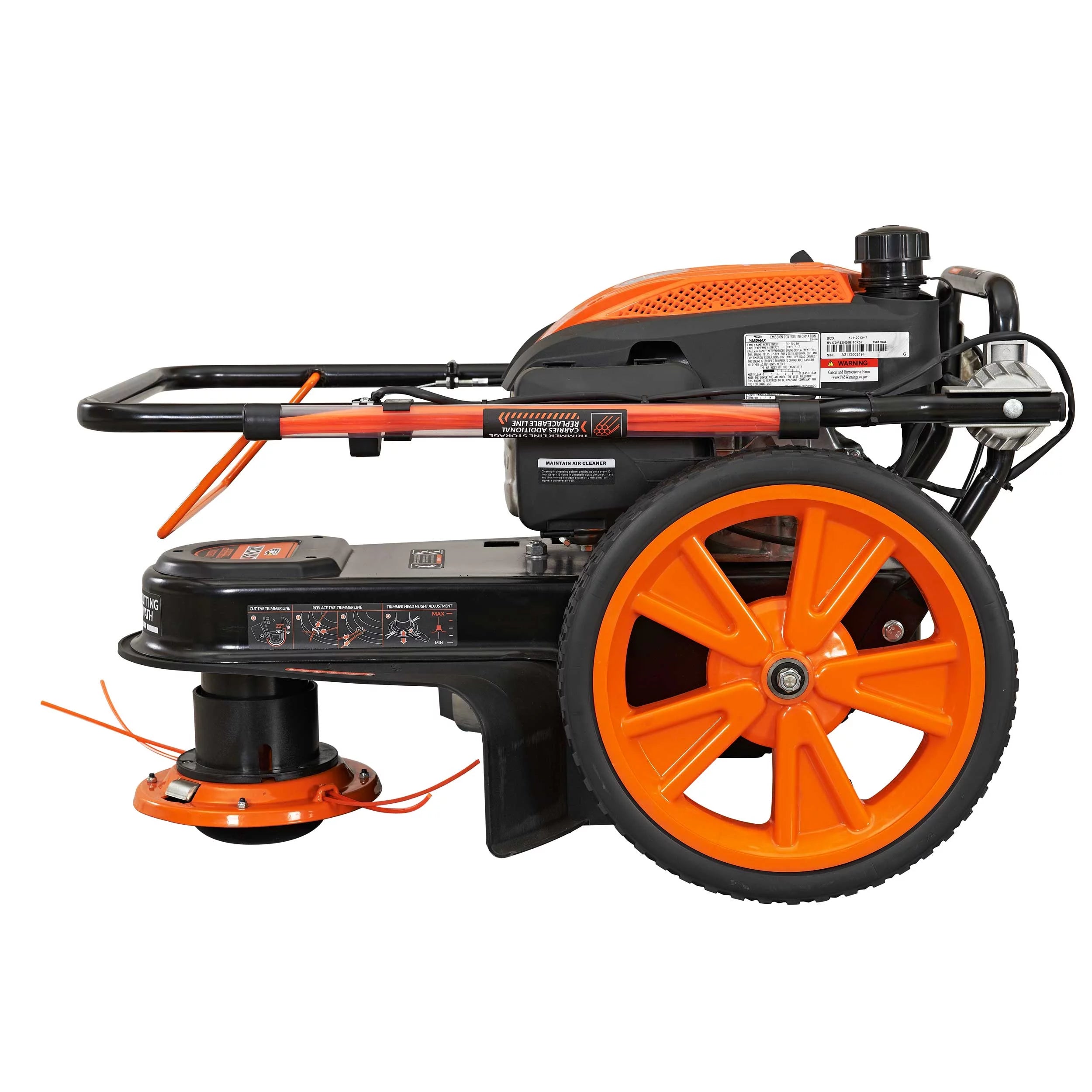 22 in. 170cc Gas Walk Behind String Trimmer Mower X63822
