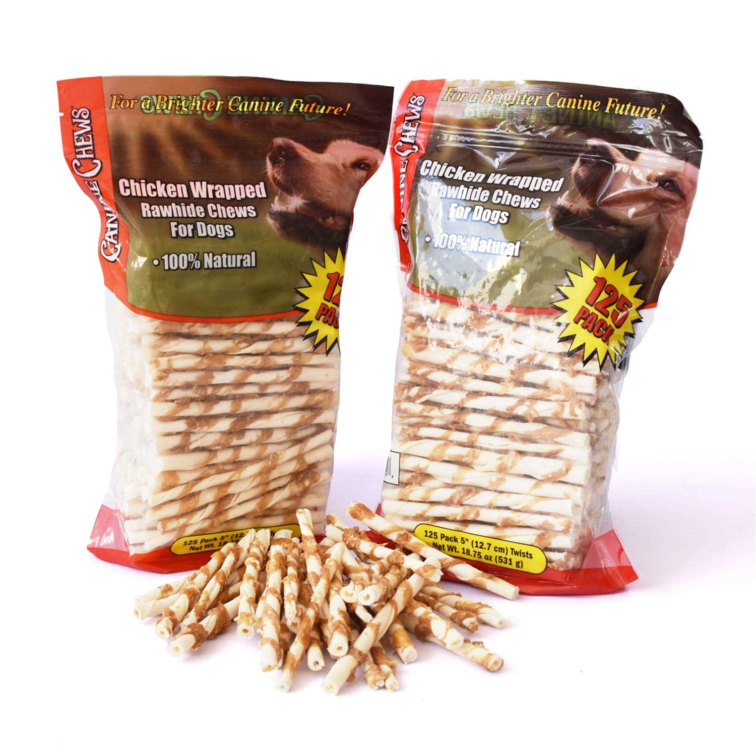 Chicken Wrapped Rawhide Chews for Dogs J840