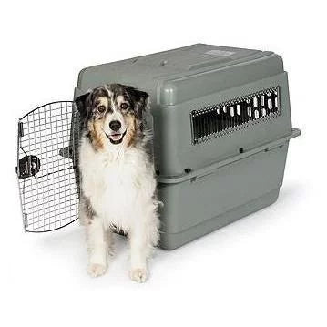 Dog Crate Travel Carrier for Large Dogs, Gray Z35694