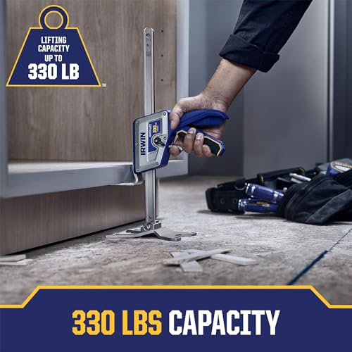 Quick-Lift Construction Jack, Hand Lifting Tool, 10" Lift, 330 lbs Capacity Y98539