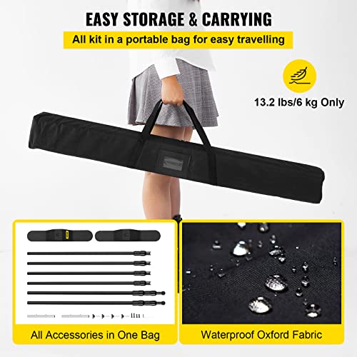 Backdrop Banner Stand 8 x 8 Ft Adjustable Height with Carrying Bag H6319