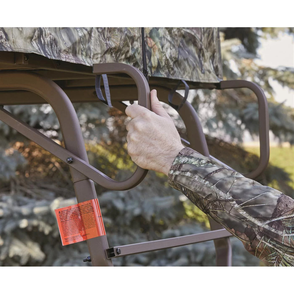6ft Tripod Hunting Tower Blind 2-Person Elevated Stand C677