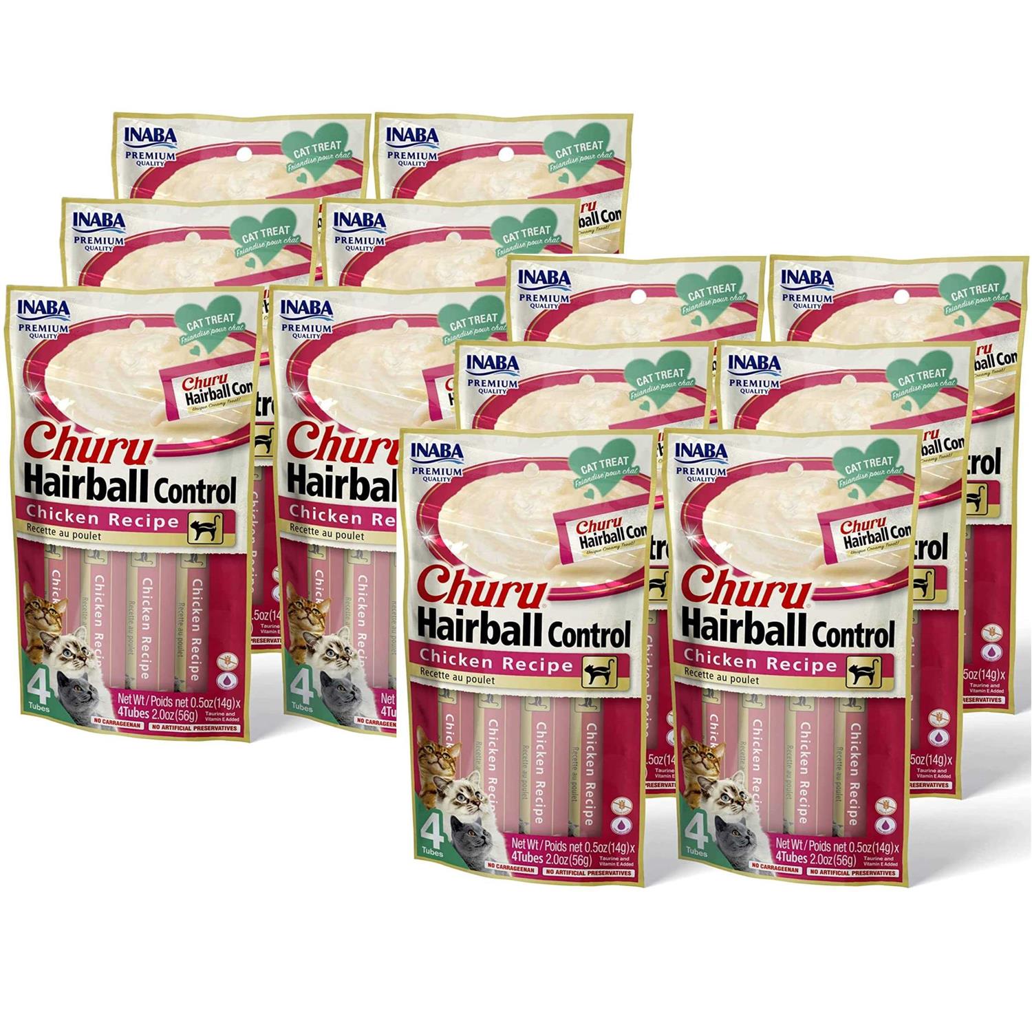 Inaba Churu Hairball Control Cat Treat Chicken - Pet Supplies online store