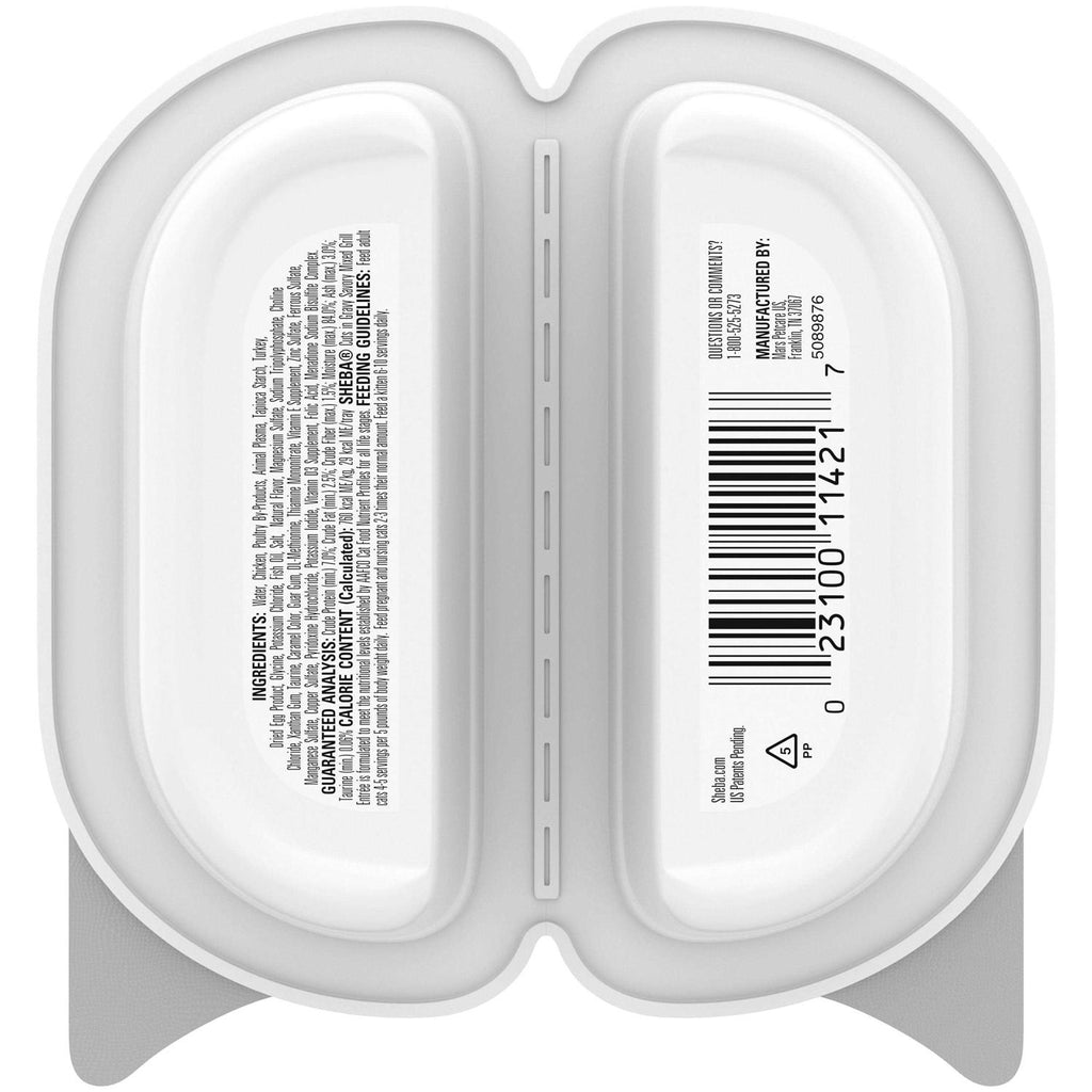 Wet Cat Food Cuts in Gravy Savory Mixed Grill Entree O1305