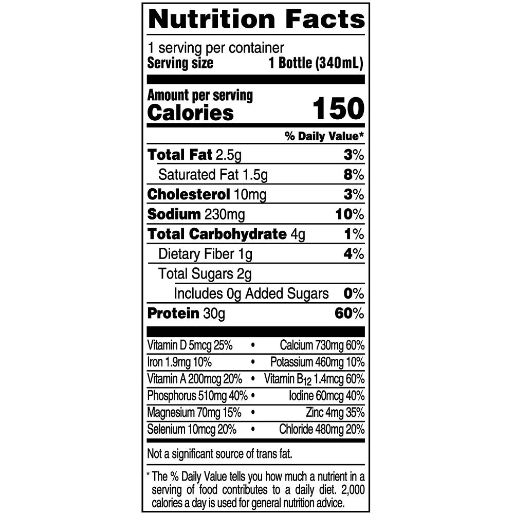 Chocolate Protein Shake 11.5 fl oz 12 Pack D1313