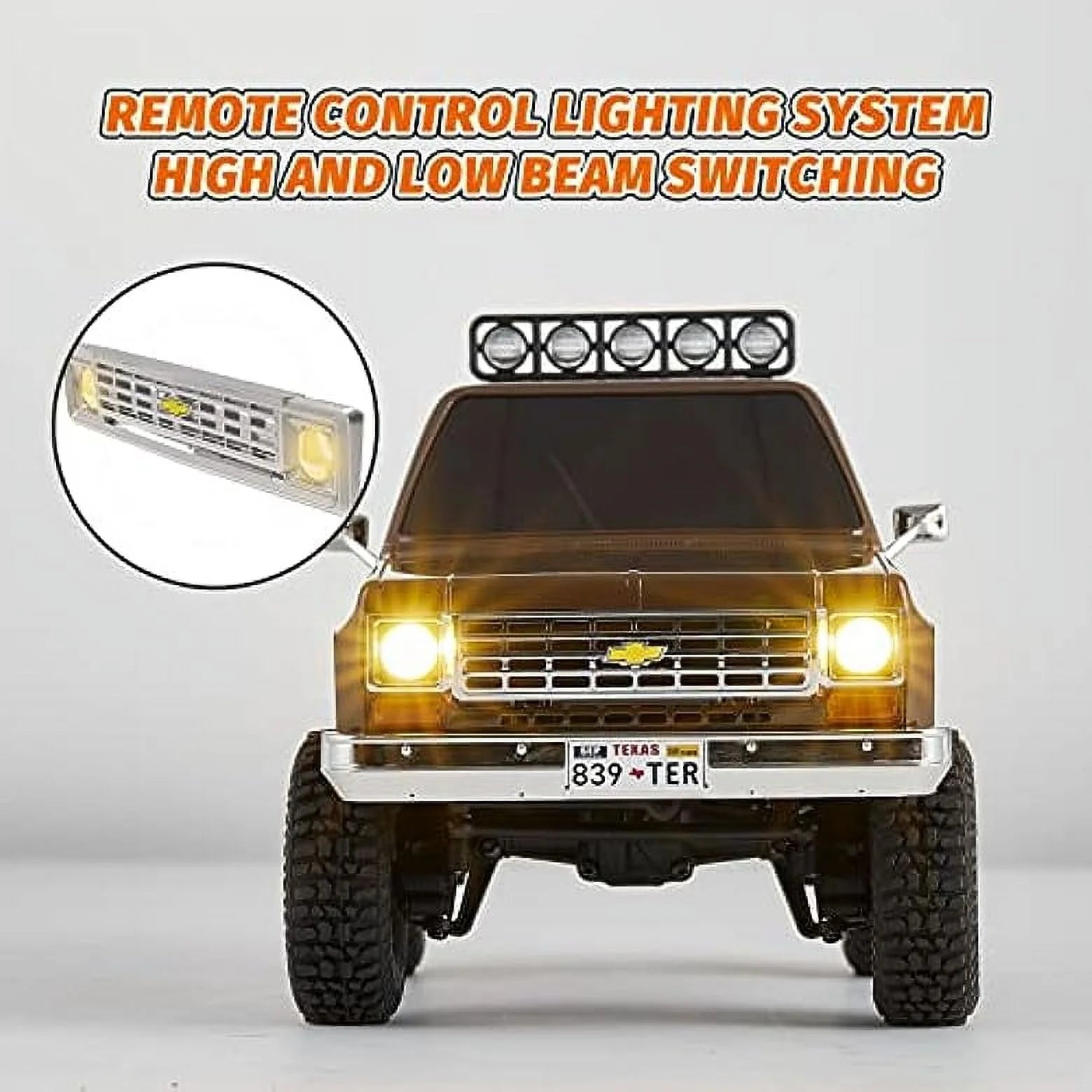 RC Crawler 4WD Off-Road Truck with LED Lights G57706