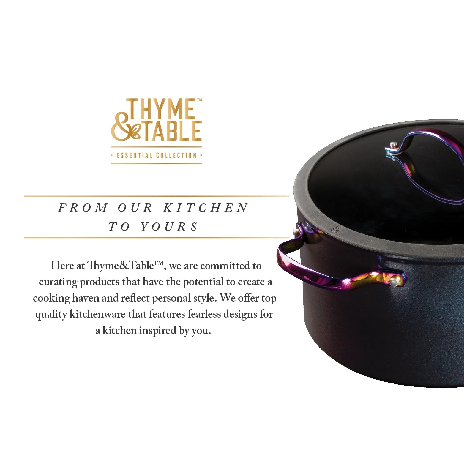 Non-Stick 12-Piece Cookware Set, Black & Rainbow A309