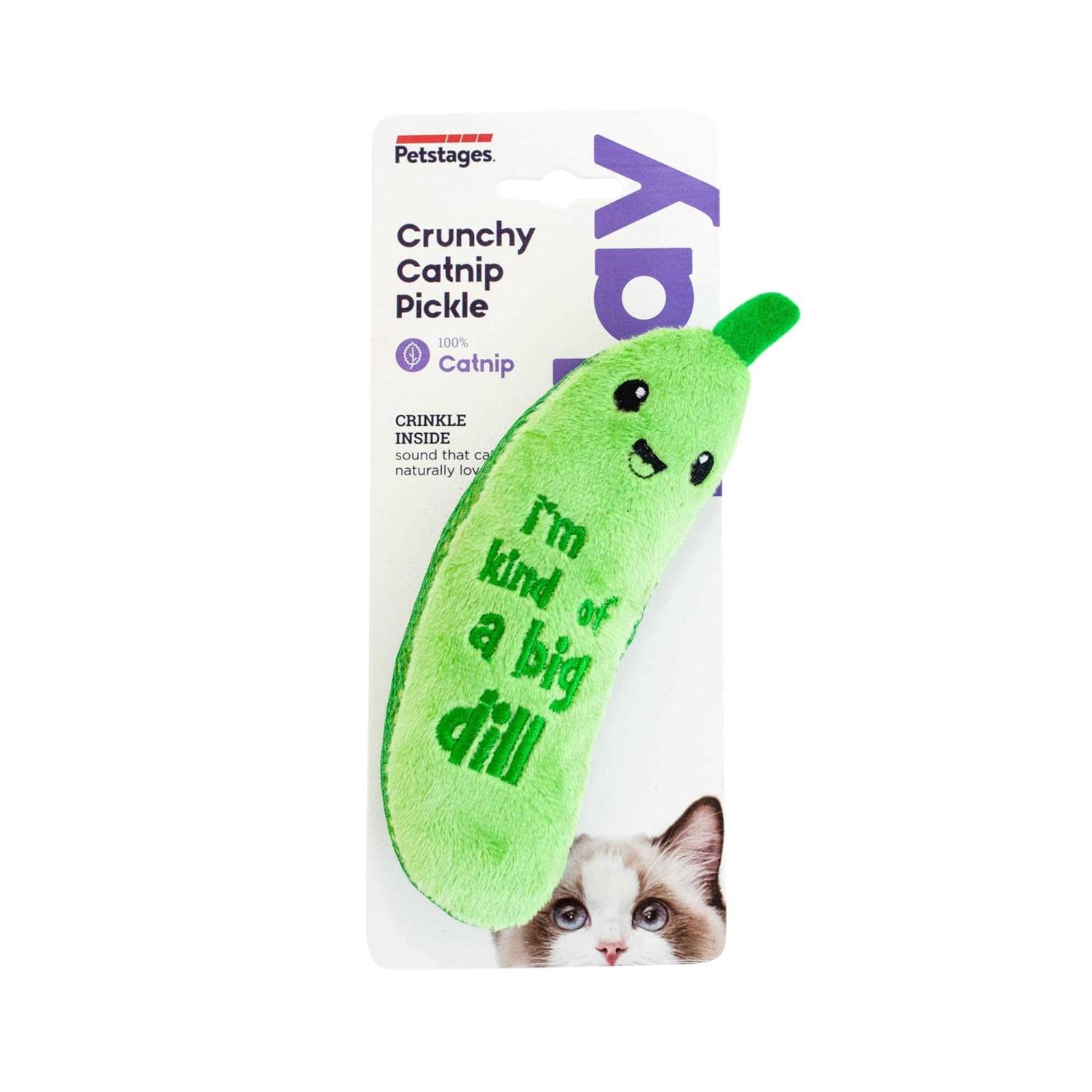 Crunchy Pickle Kicker Catnip Cat Toy S15886