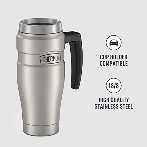 16 oz Vacuum-Insulated Travel Mug, Midnight Blue M4468