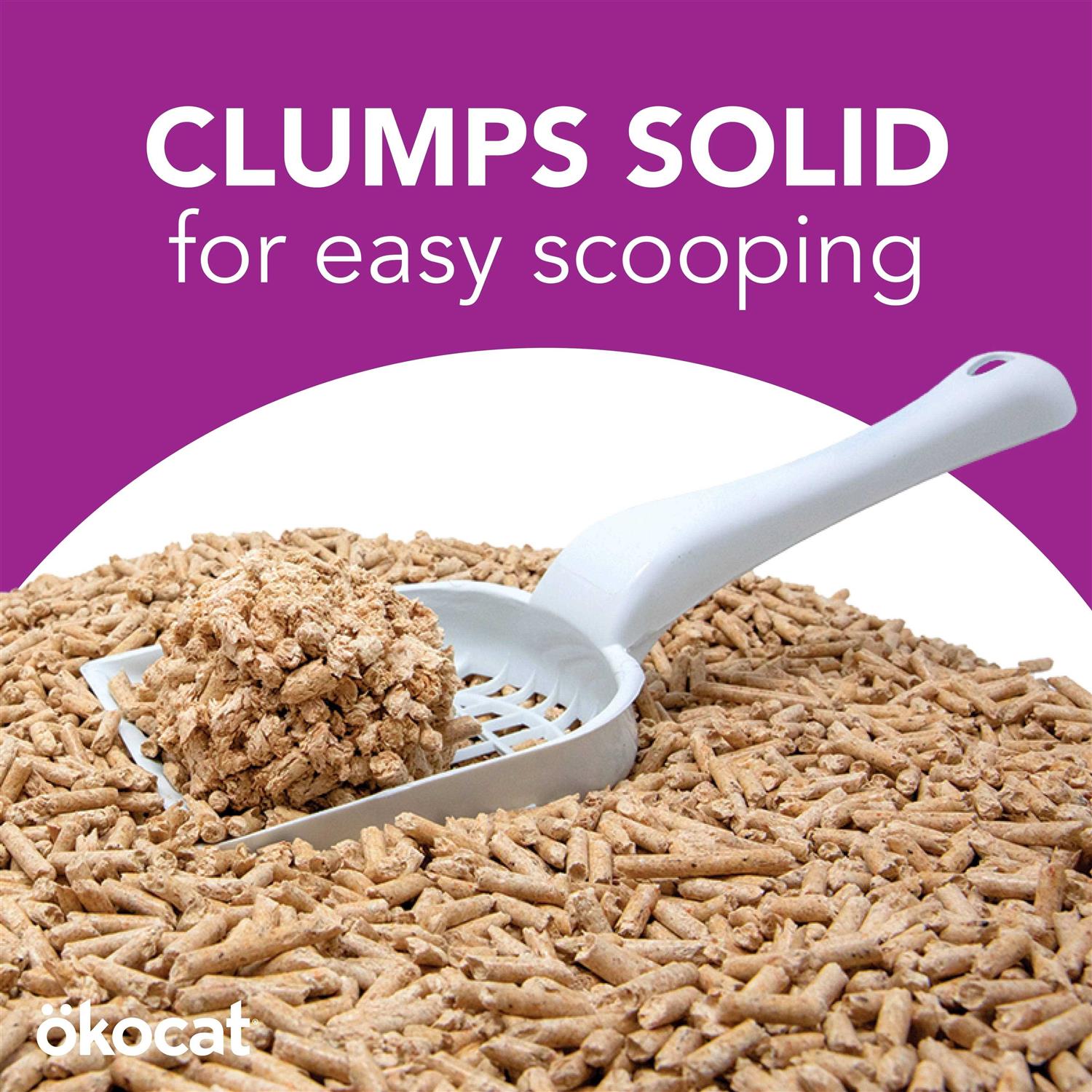 Low Tracking Clumping Wood Cat Litter M818