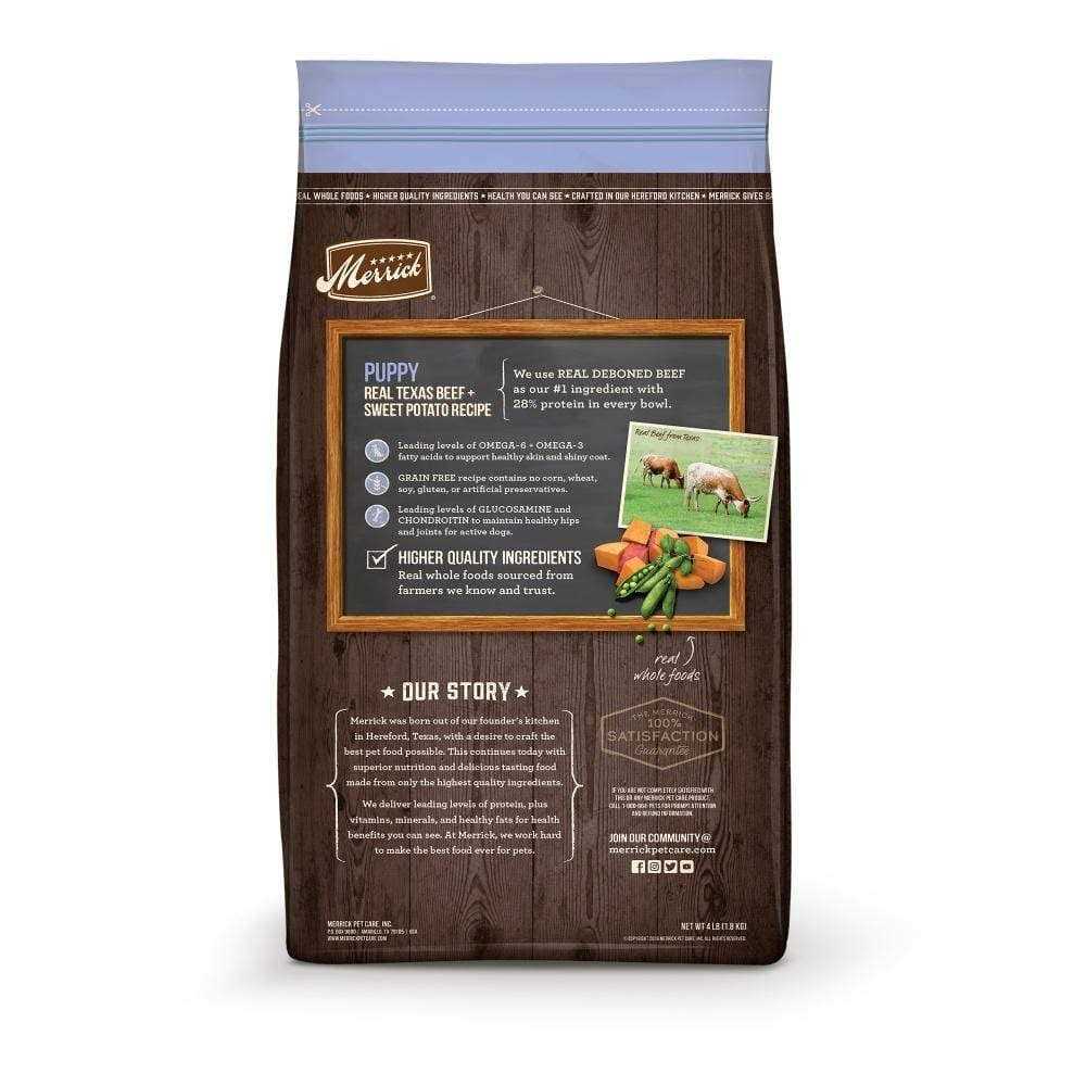 Grain Free Real Beef & Sweet Potato Puppy Recipe Dry Dog Food J760650