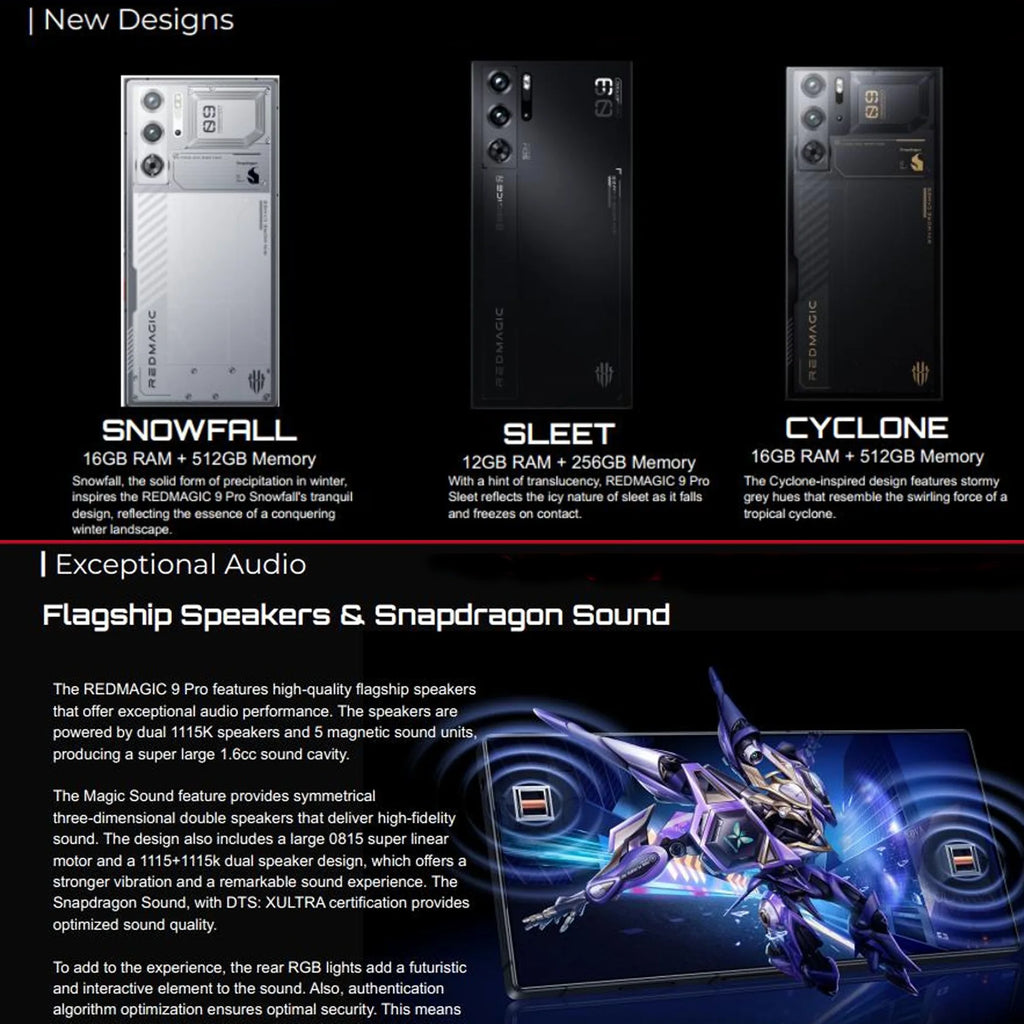 Gaming Smartphone, 120Hz AMOLED, 16GB+512GB, Unlocked D14028