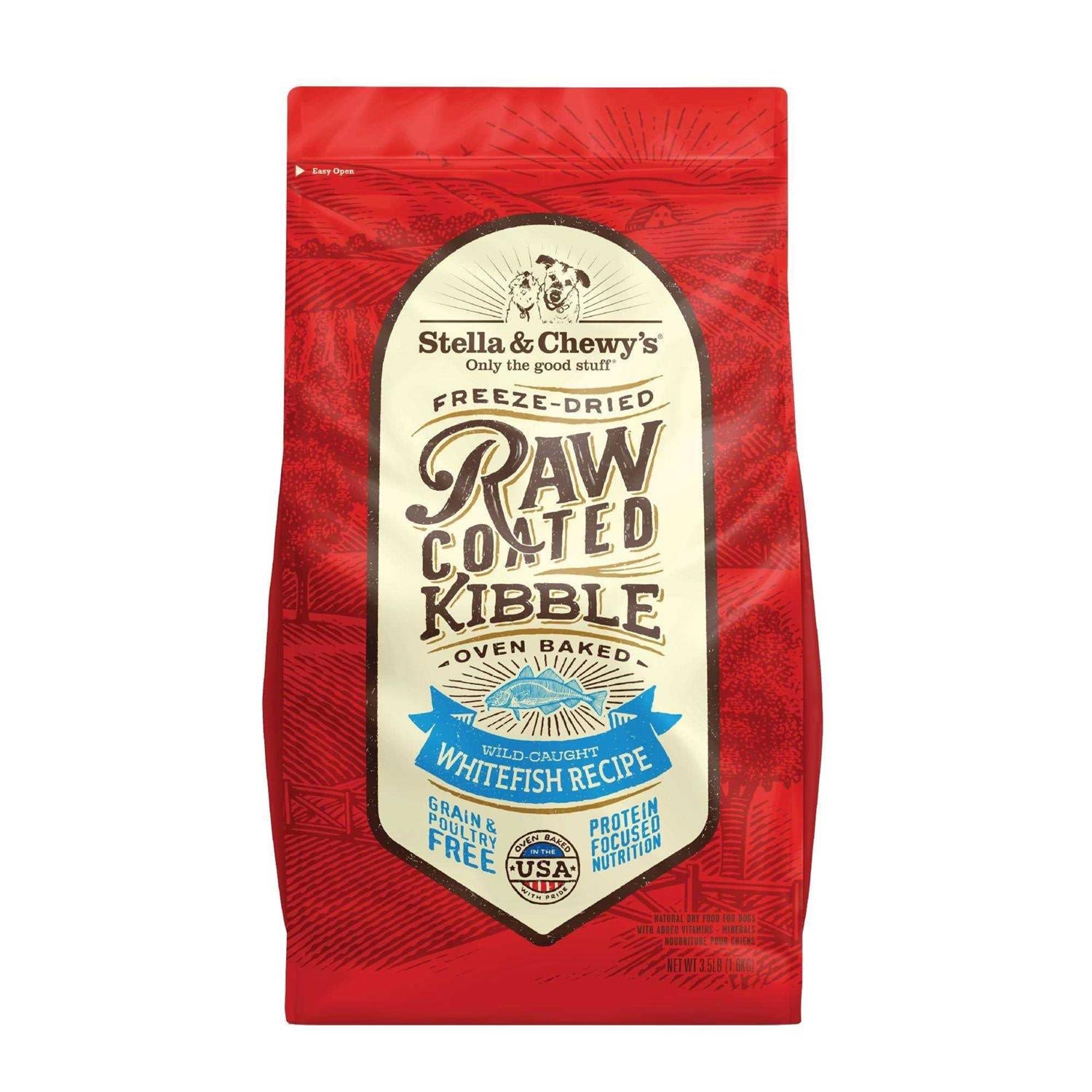 Raw Coated Dog Kibble Wild Caught Whitefish M814208