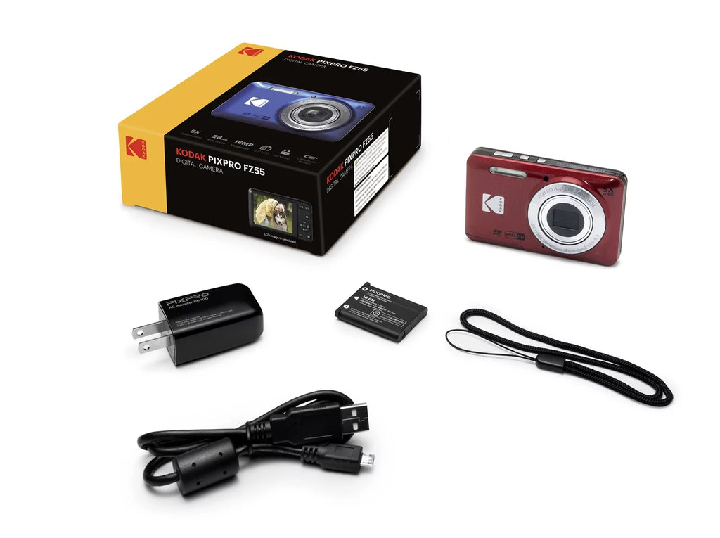 Digital Camera with 128GB Memory Card and Case B7716