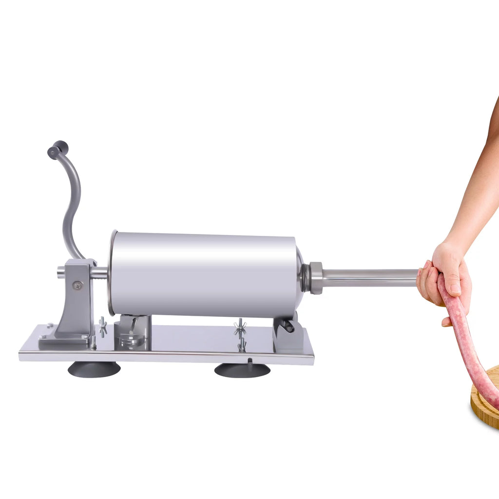 Manual Stainless Steel Horizontal Sausage Stuffer 4L V209
